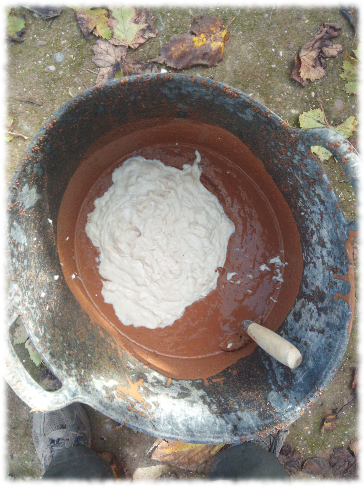 Cómo hacer pintura de arcilla con engrudo de harina